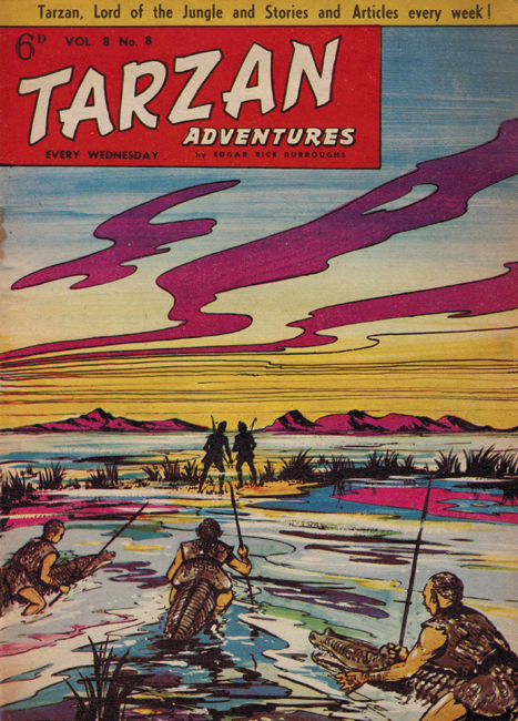 1958 <b><I>Tarzan Adventures</I></b> (<b>Vol. 8  No.  8</b>), ed. M.M.